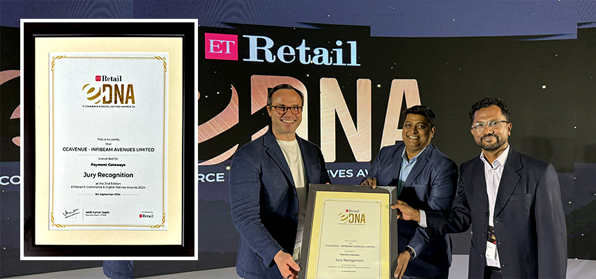 CCAvenue Recognized as leading Payment Gateway at ET Retail E-commerce and Digital Natives Awards 2024